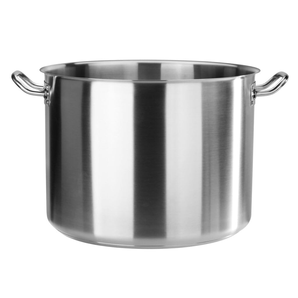 40 Qt Stainless Steel Stock Pot with Cover V92083