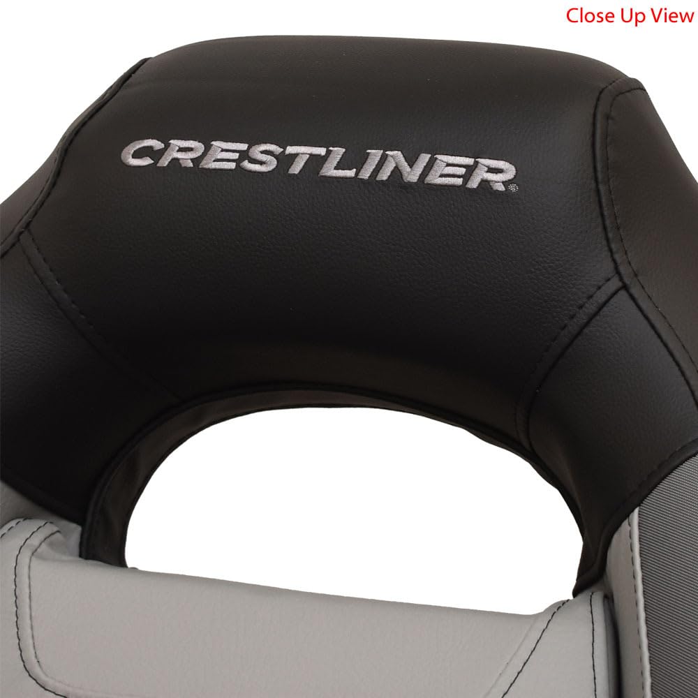 Black Gray Boat Helm Seat T3940