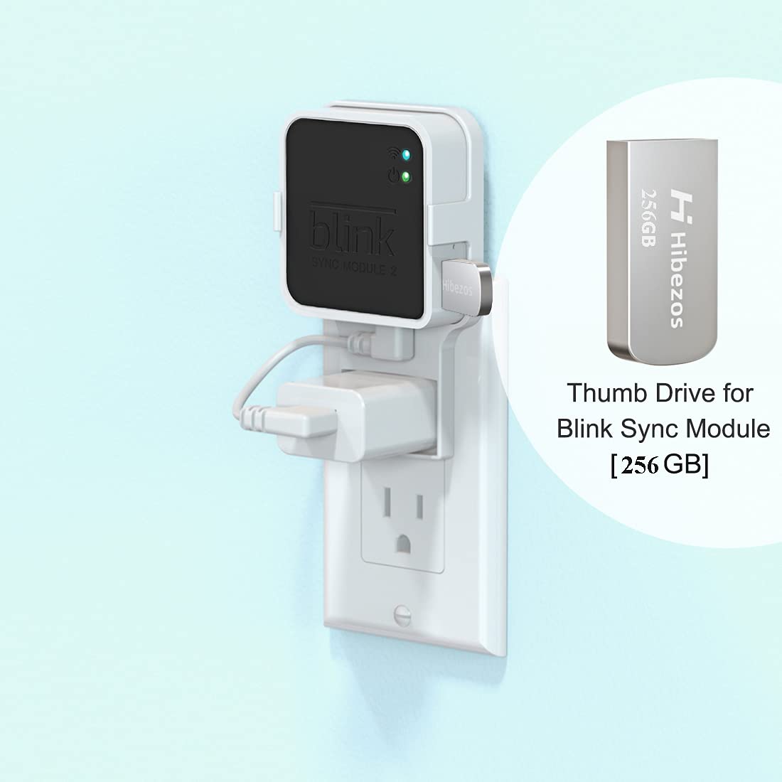 256GB USB Flash Drive & Outlet Mount B734562