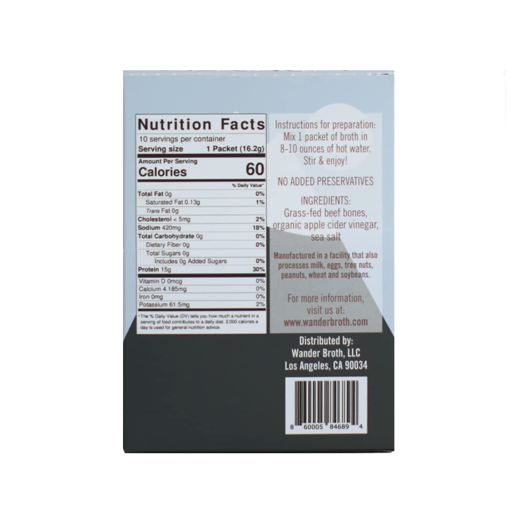 Freeze-Dried Grass-Fed Beef Bone Broth 10 Pack E6694