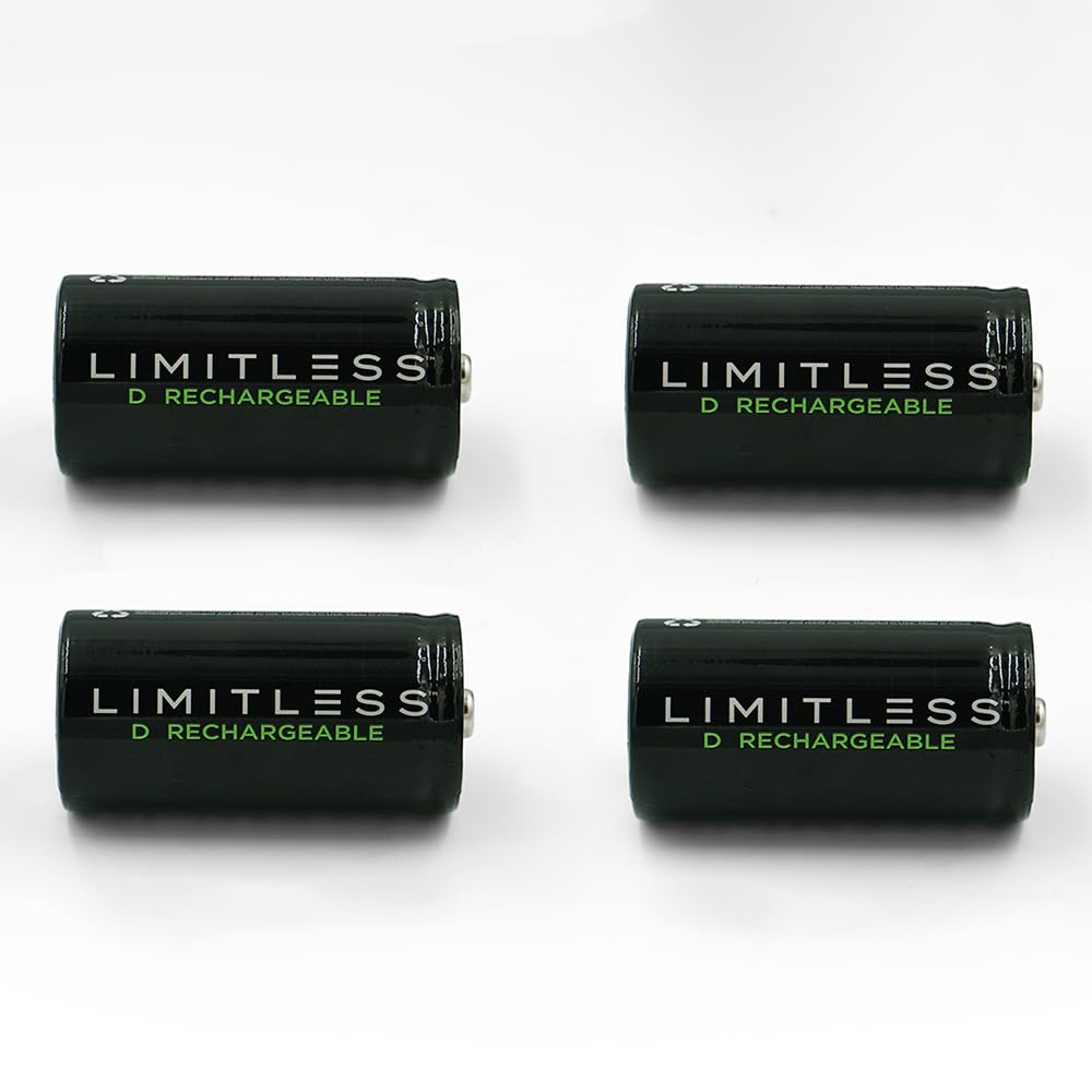 Rechargeable D Batteries 4-Pack E2059