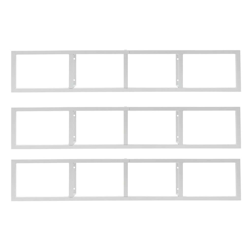 34 Inch White Metal CD Storage Shelf D96406