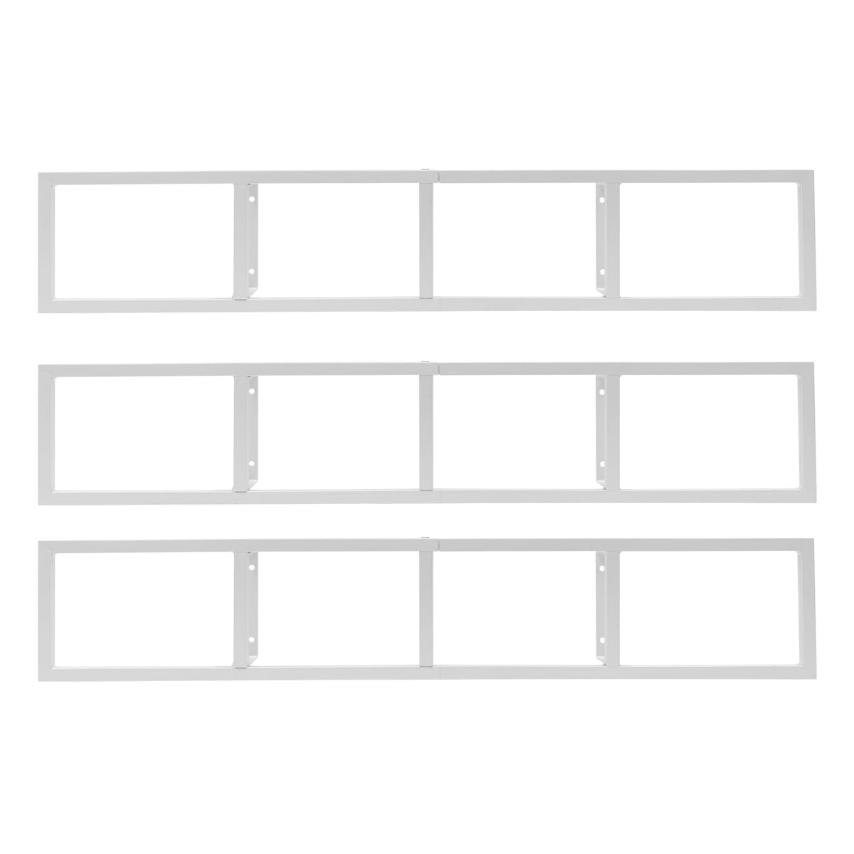 34 Inch White Metal CD Storage Shelf D96406