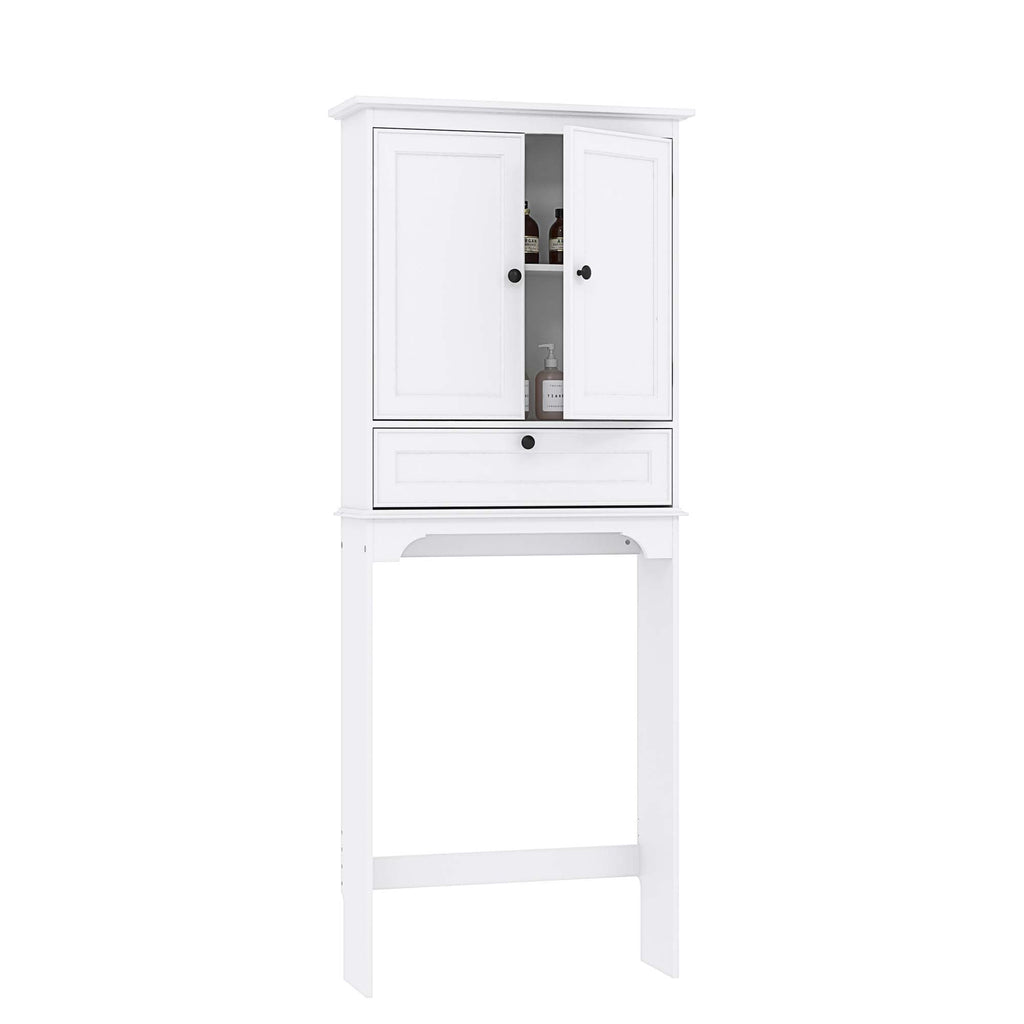 White Over the Toilet Storage Cabinet L681