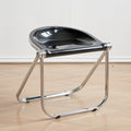 Transparent 18-Inch Backless Folding Stool M110