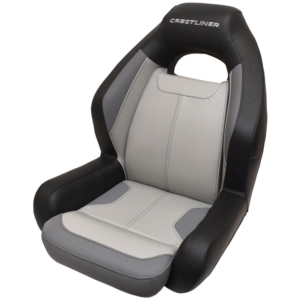 Black Gray Boat Helm Seat T3940