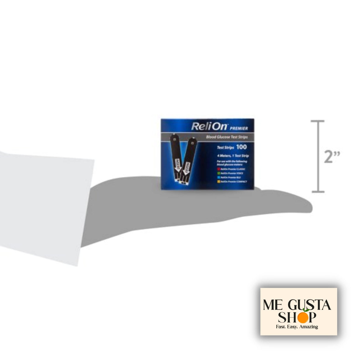 Blood Glucose Test Strips 100 Count Q432650