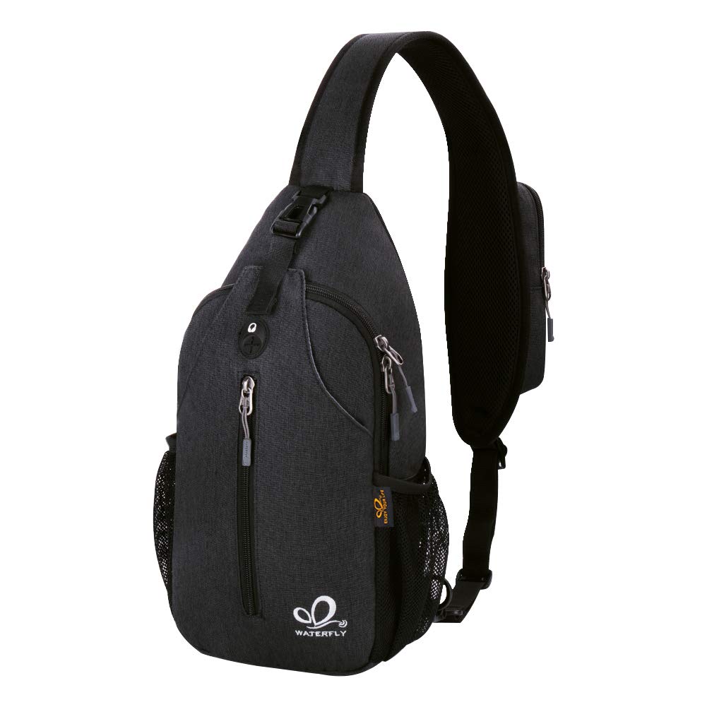 Black Crossbody Sling Bag W331