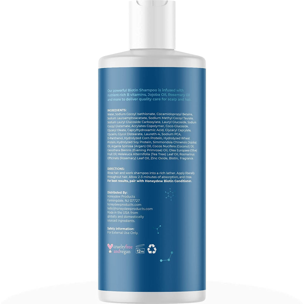 Biotin Shampoo and Conditioner Set Sulfate Paraben Silicone Free X7093