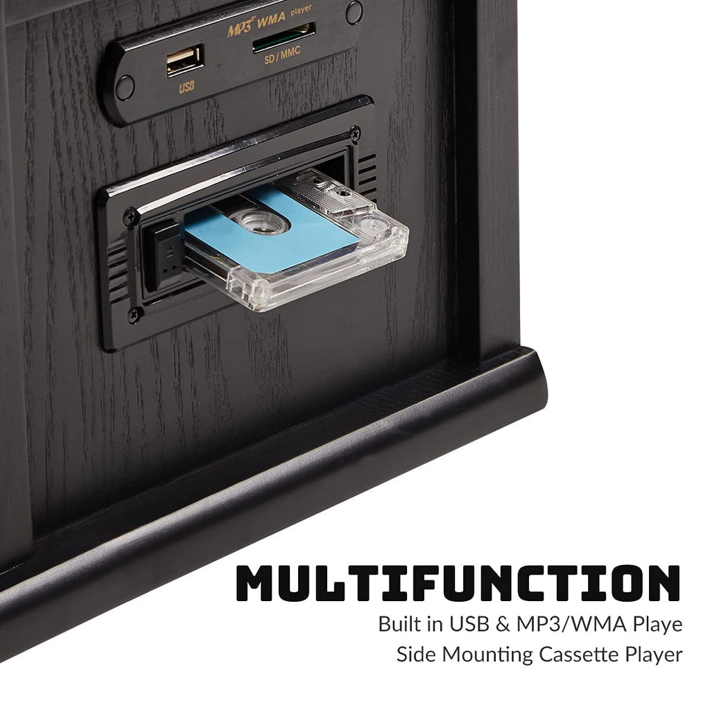 10-in-1 Record Player with Bluetooth H37357
