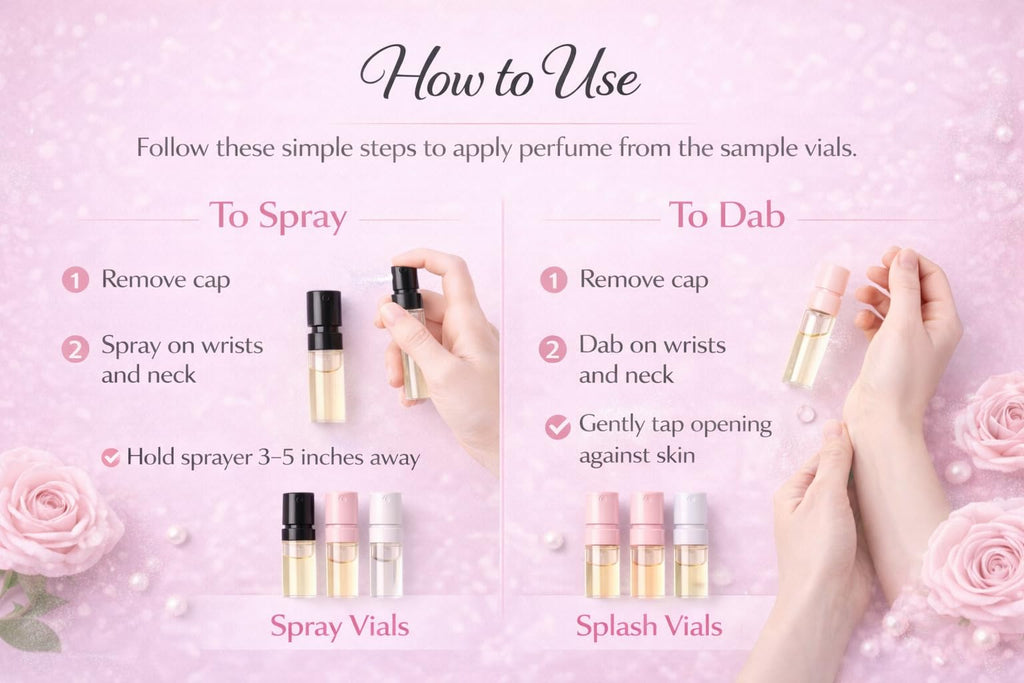 Perfume Discovery Set 10-Piece Fragrance Mini Vial Sampler Kit Q6630