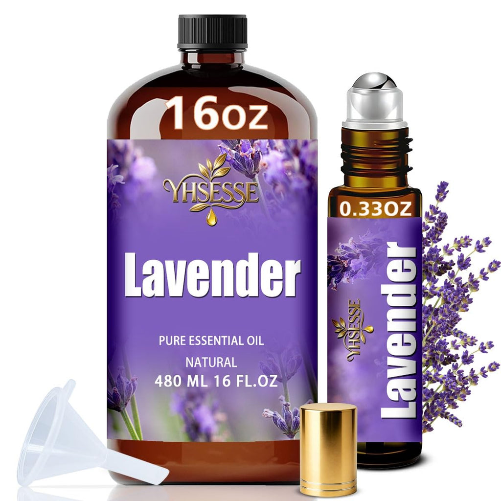 Peppermint and Lavender Essential Oil 4 Fl Oz and 16 Fl Oz I671612