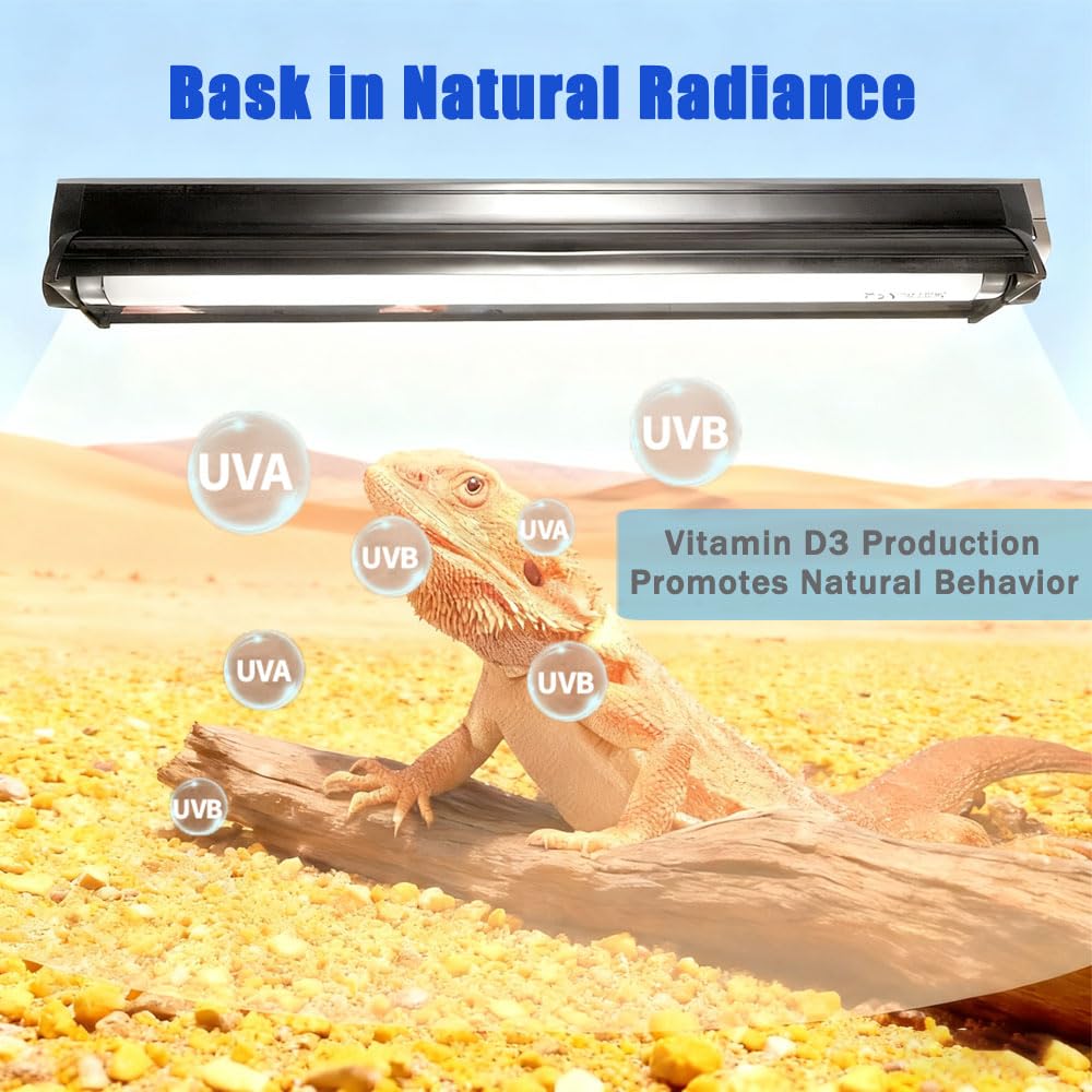 15W 10.0 UVB Reptile Light Fixture 18 Inch T86368