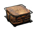 Wooden Drink Coasters Set of 6 V17944