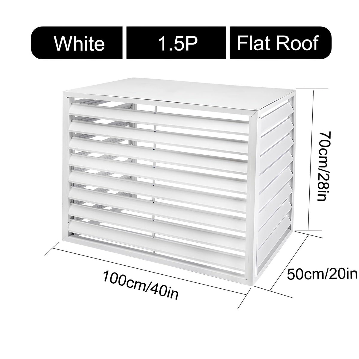 Aluminum Mini-Split Condenser Cover P871