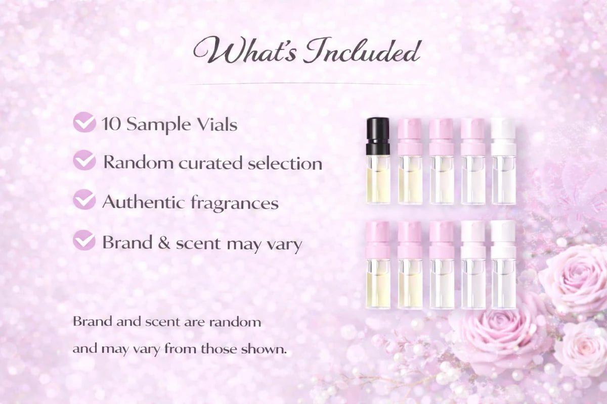 Perfume Discovery Set 10-Piece Fragrance Mini Vial Sampler Kit Q6630