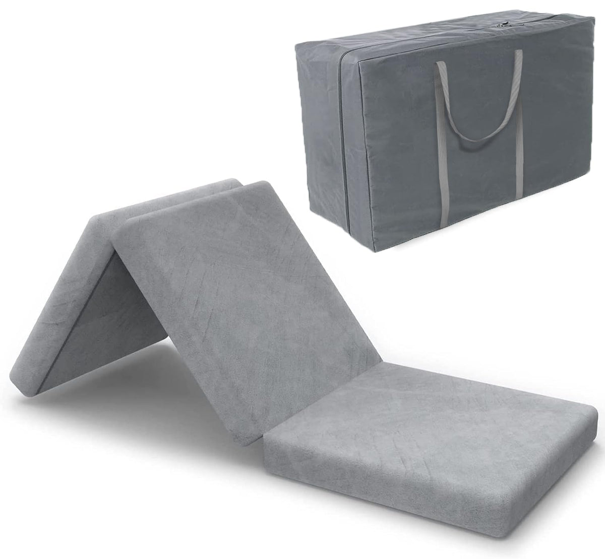 3.95" Full Memory Foam Folding Topper with Storage Bag F5529