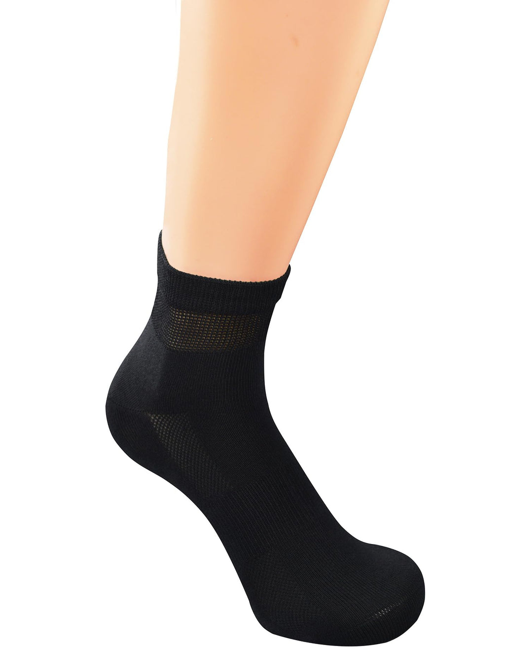 Breathable Ankle Diabetic Socks with Arch Support, 6 Pairs S14014