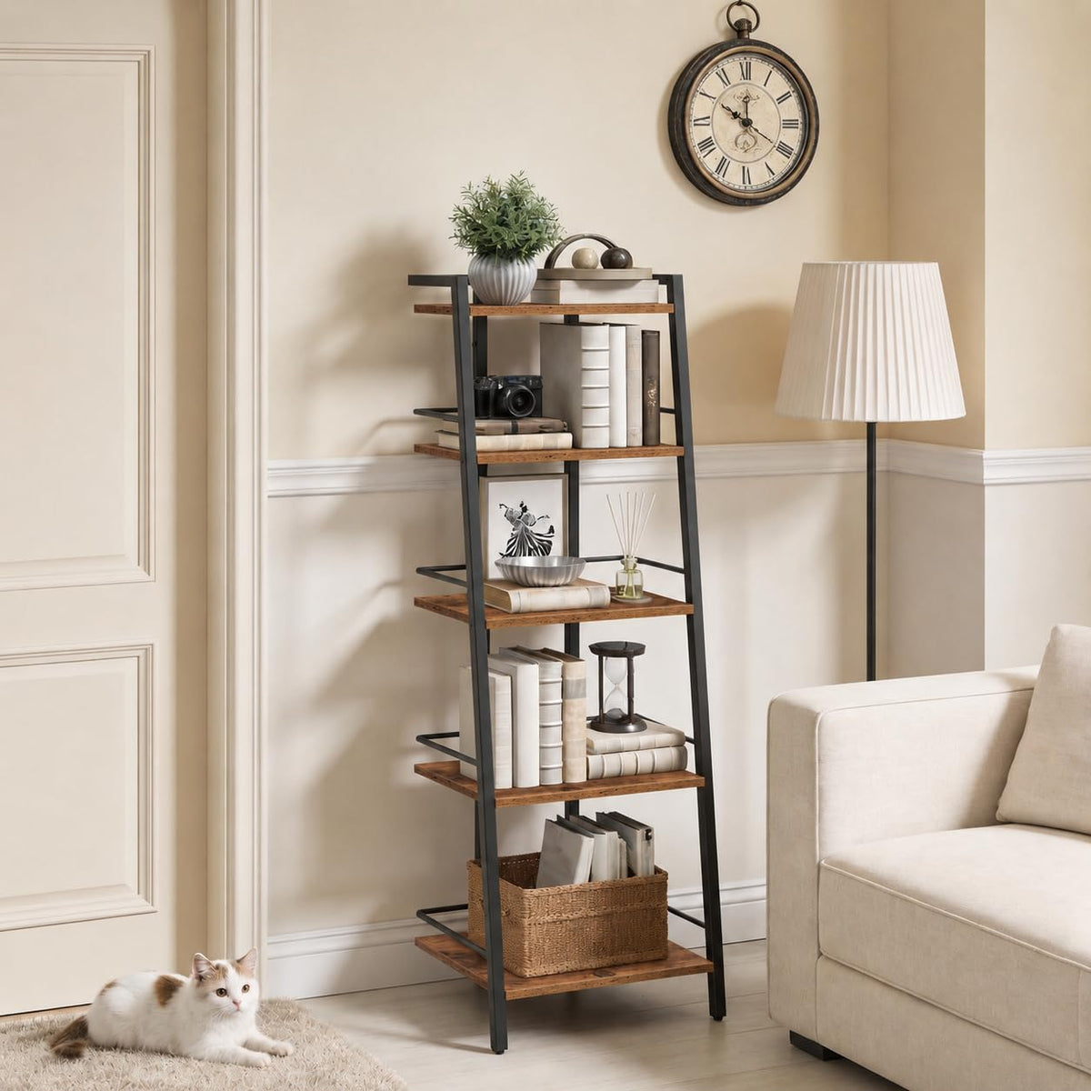5-Tier Ladder Book Shelf A7766