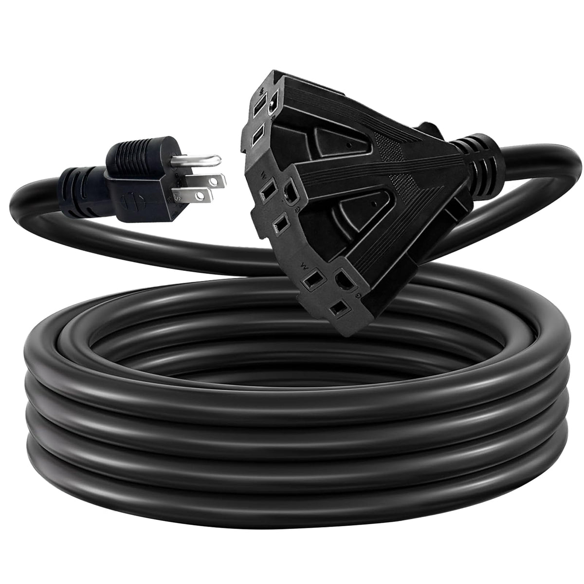 12 Gauge 3 Outlet Outdoor Extension Cord 100 FT B398205