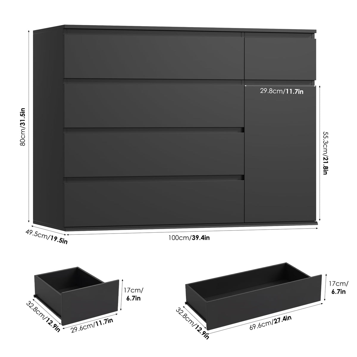 Black Dresser E4712