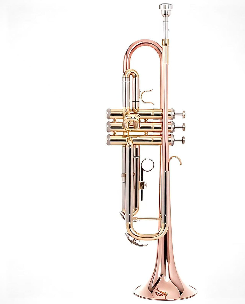 Bb Standard Brass Trumpet Set with Case, Gloves, Mouthpiece and Clean Kit N1047