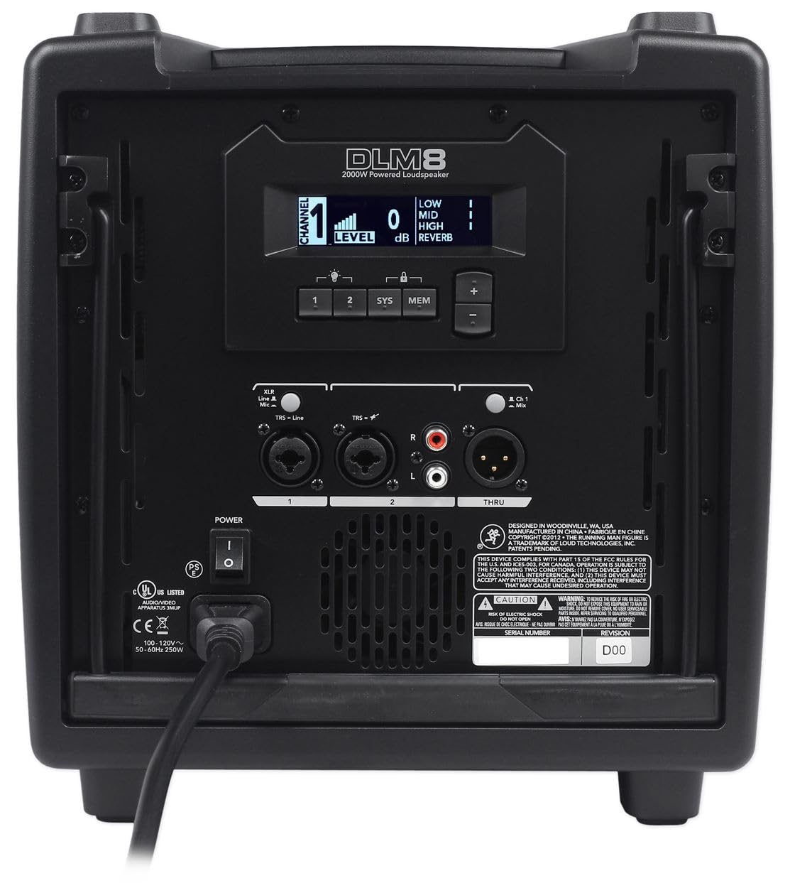 2000-Watt 8 in Powered PA Speakers with Tripod Stand Kit and XLR Cables F228740