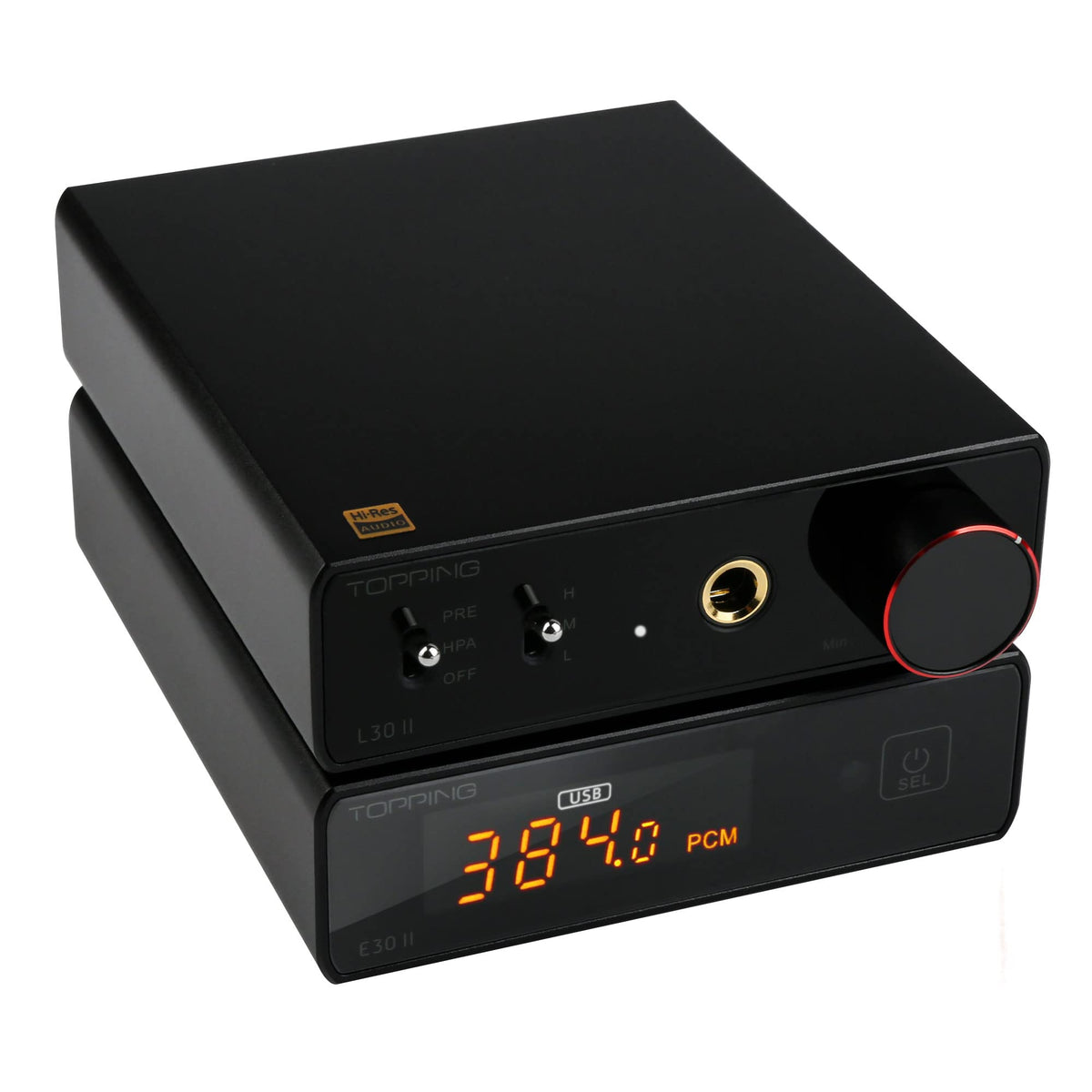 Topping E30 II DAC Preamp Audio Decoder + Topping L30II NFCA Linear Headphone Amp X1615