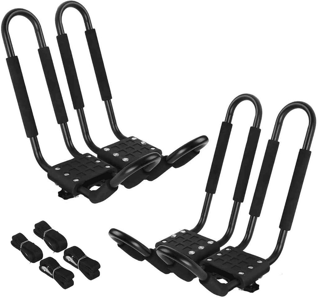 2 Pairs J-Bar Kayak Roof Rack Set of 4 B339885