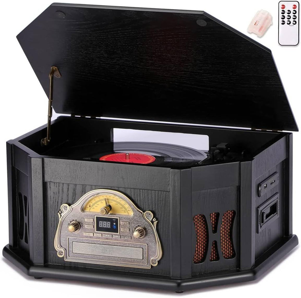 10-in-1 Record Player with Bluetooth H37357