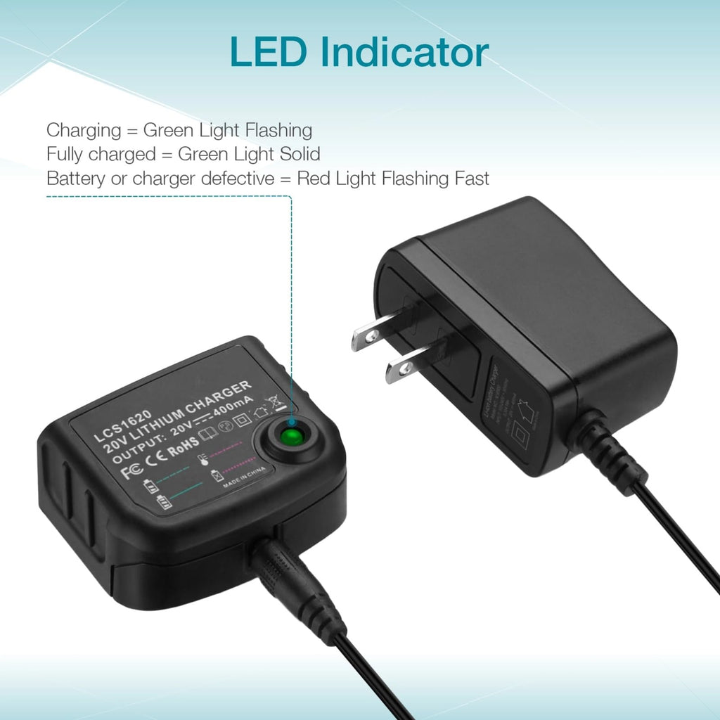20V Lithium Battery and Charger J832451