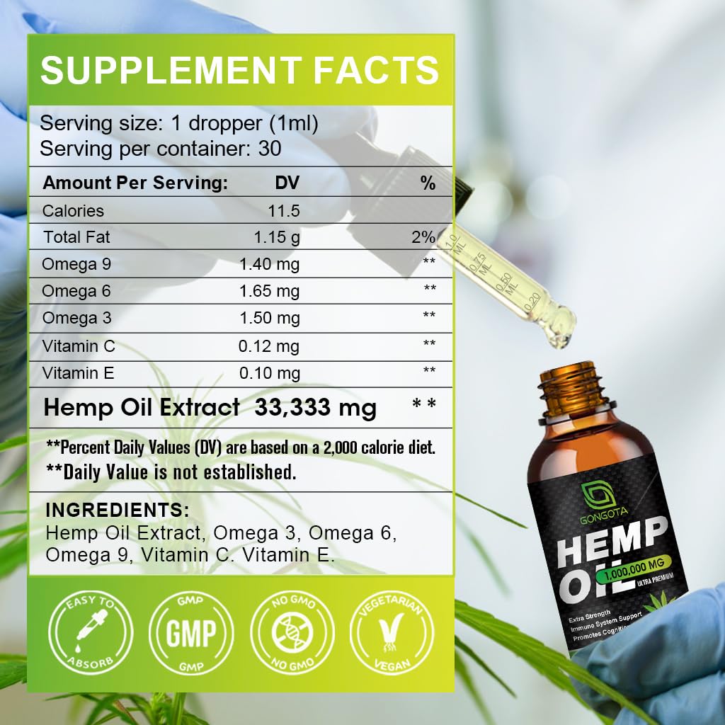 Organic Hemp Oil Extract L643