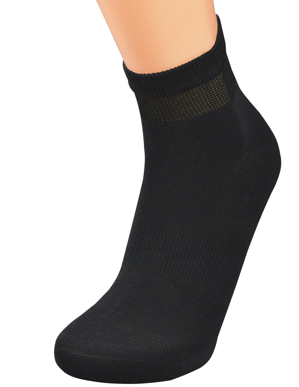 Breathable Ankle Diabetic Socks with Arch Support, 6 Pairs S14014