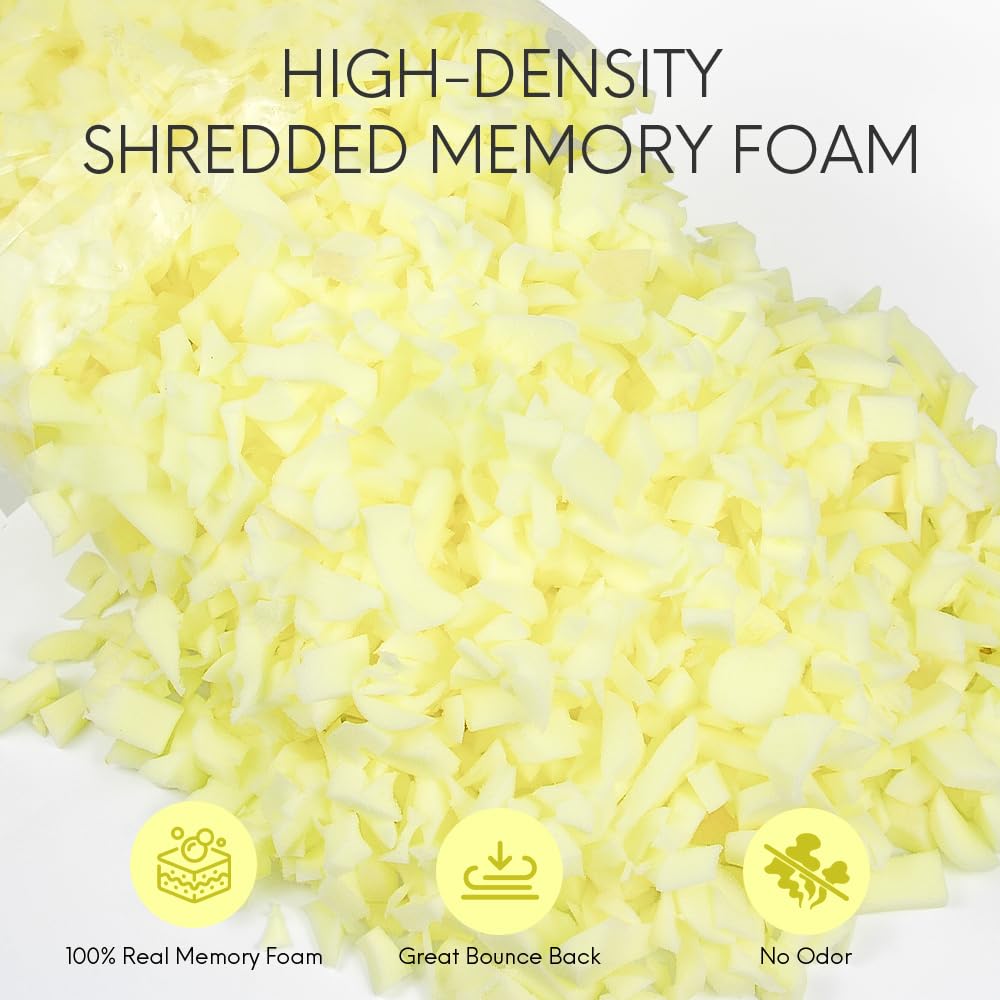 5LBS Shredded Memory Foam Bean Bag Filler I63157