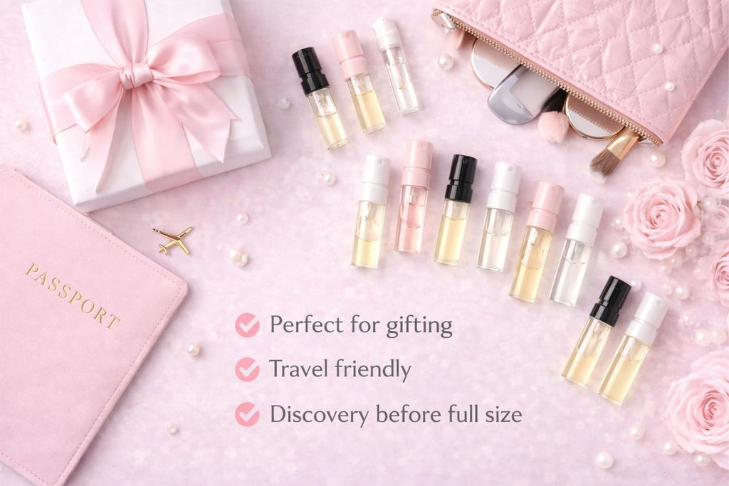 Perfume Discovery Set 10-Piece Fragrance Mini Vial Sampler Kit Q6630