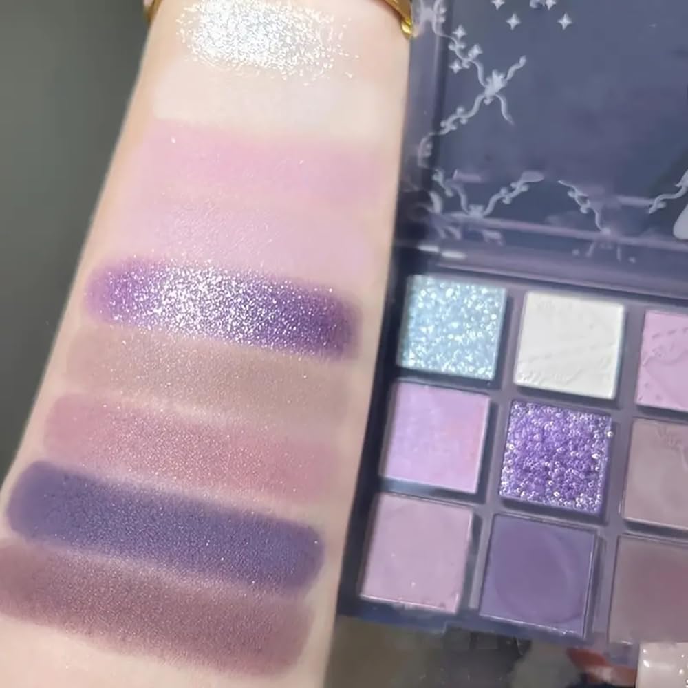 Taupe Eyeshadow Palette Set Matte Glitter Shimmer Natural Finish G18613
