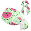 Pink Strawberry Pattern Working Cap with Bow K954