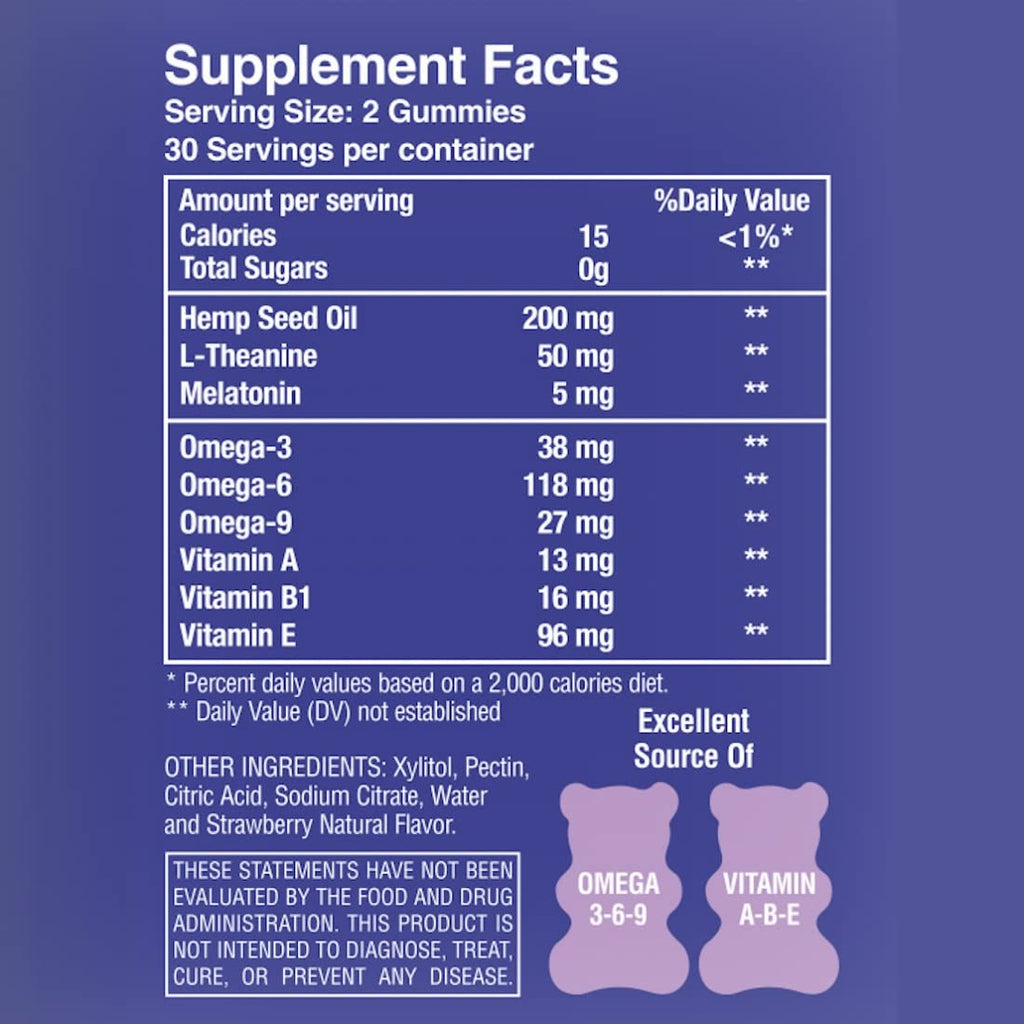 Sugar Free Strawberry Vegan 60 ct Gummies V71525