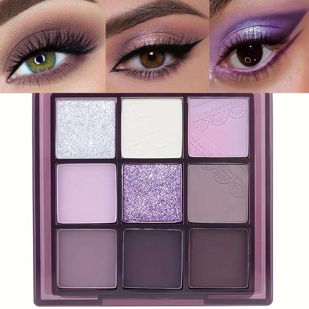 Taupe Eyeshadow Palette Set Matte Glitter Shimmer Natural Finish G18613