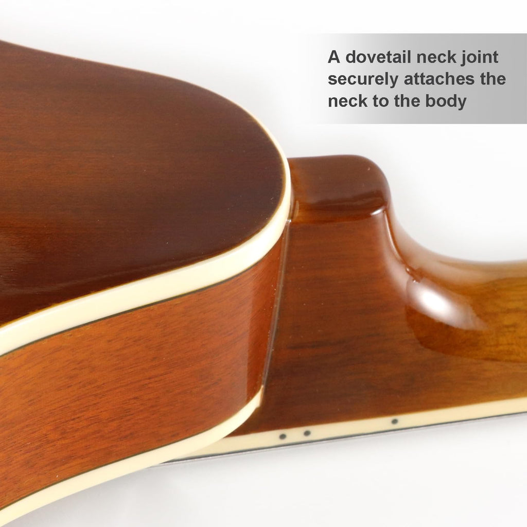 8 String Acoustic-Electric Mandolin Instrument with Pickup U472