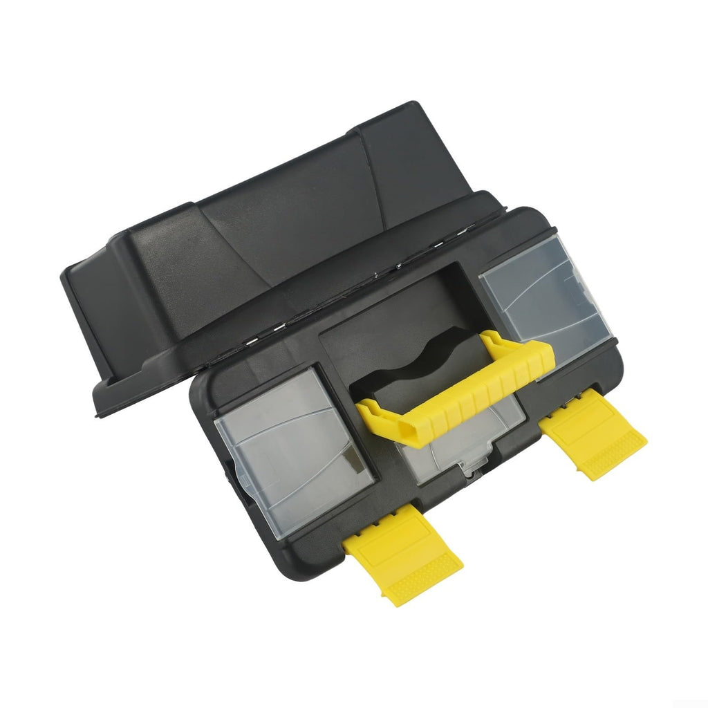 10-Inch Plastic Tool Box with Reinforced Handle and Secure Latches S405