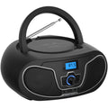 Portable CD Player Boombox with Bluetooth, FM Radio, USB Playback & AUX Input X4721