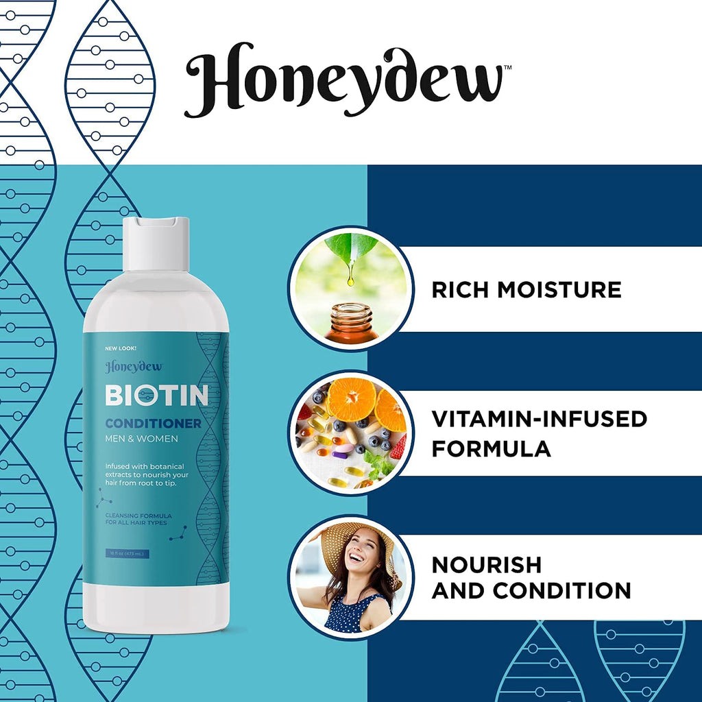 Biotin Shampoo and Conditioner Set Sulfate Paraben Silicone Free X7093