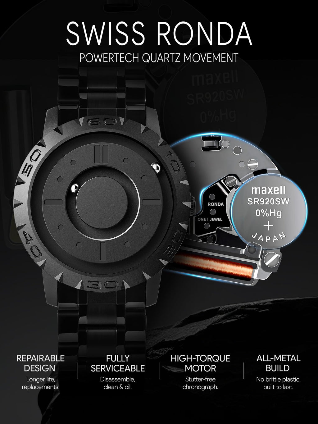 Magnetic Watch 40mm 20mm Strap O417065