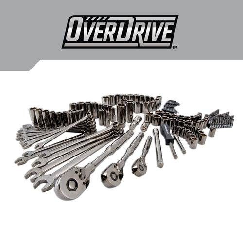 154-Piece Gunmetal Chrome Mechanics Tool Set with Hard Case U1396
