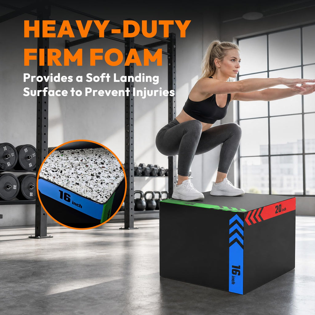 3-in-1 Non-Slip Foam Plyo Box K51443