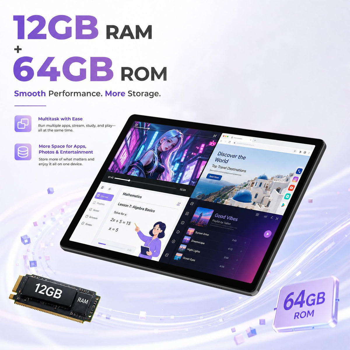 10 inch Tablet with Keyboard Q2730