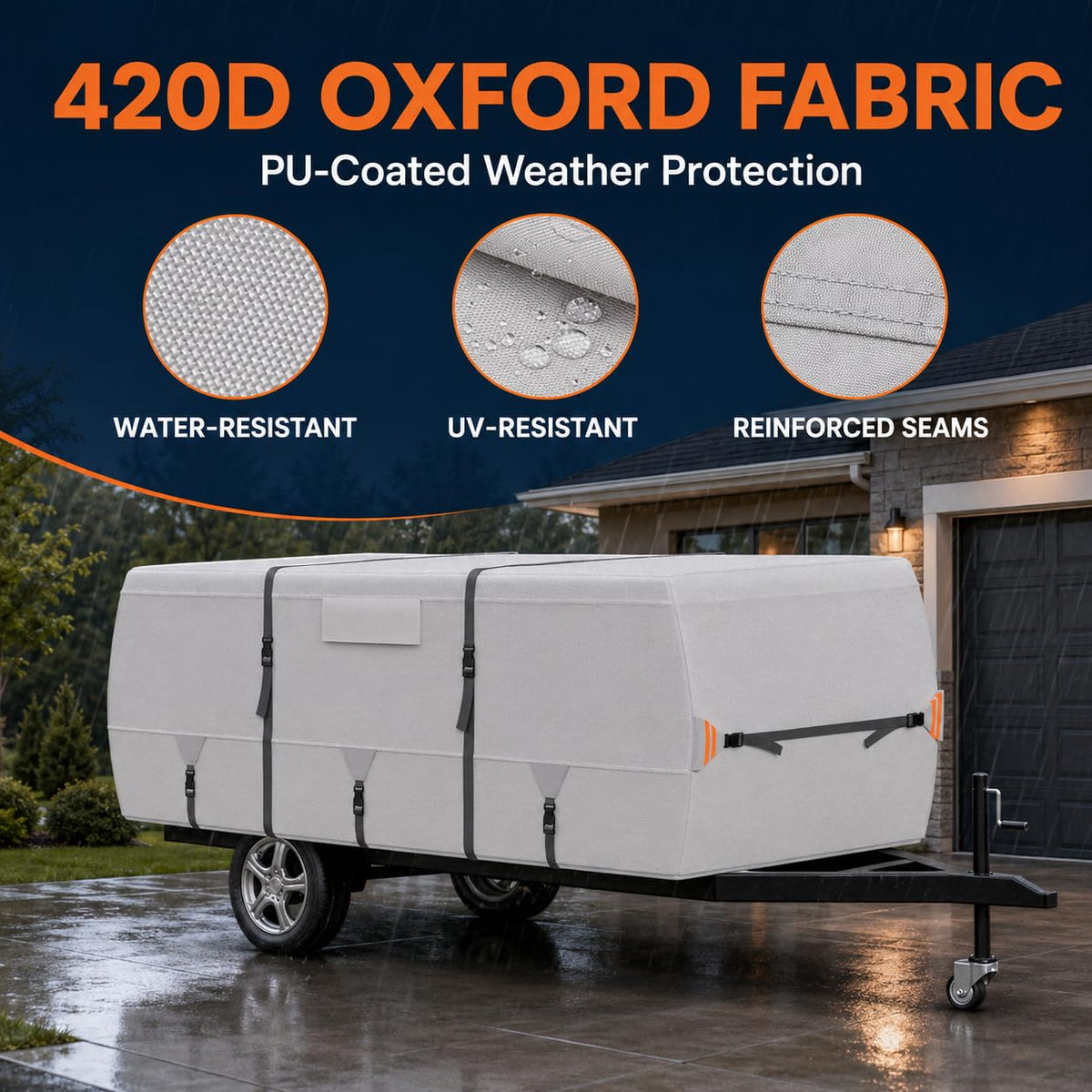 420D Oxford Folding Camper Cover Q8048