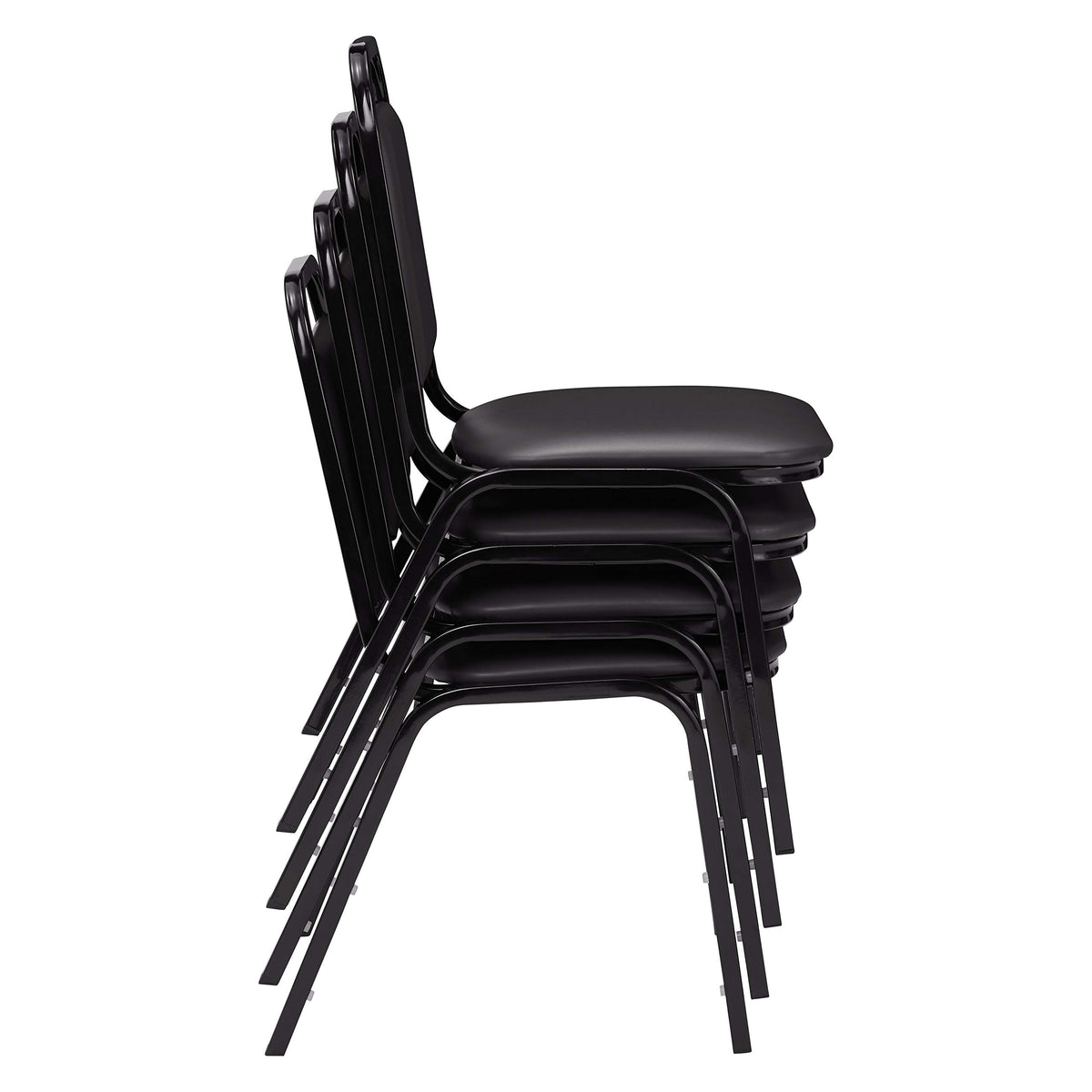 Vinyl Stacking Chair, 4/Pack E8709