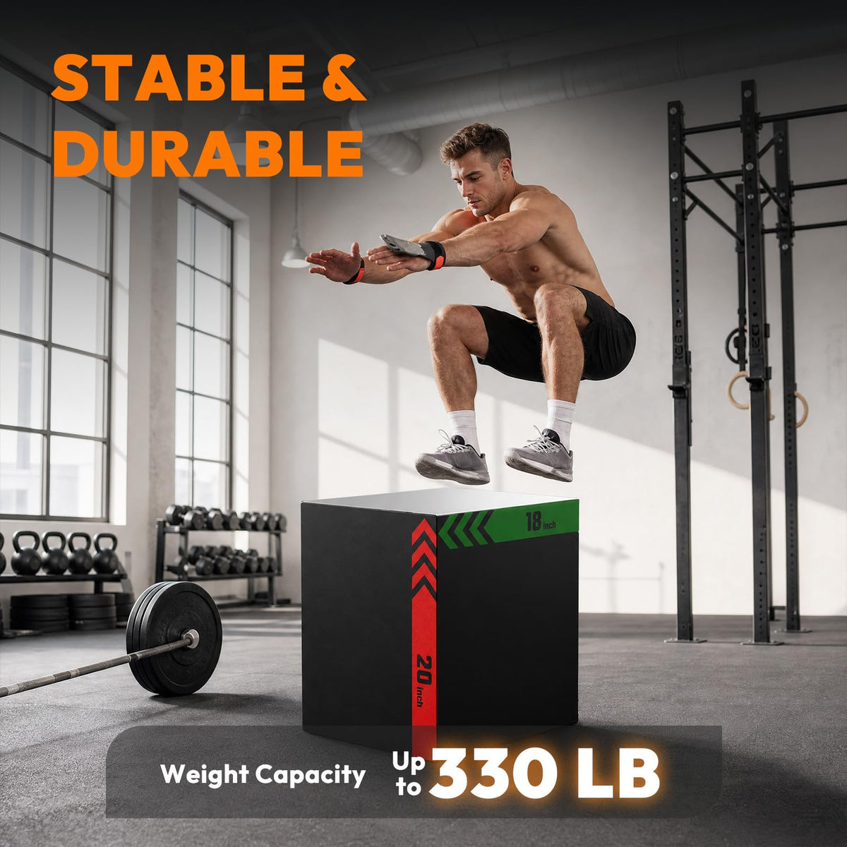 3-in-1 Non-Slip Foam Plyo Box K51443